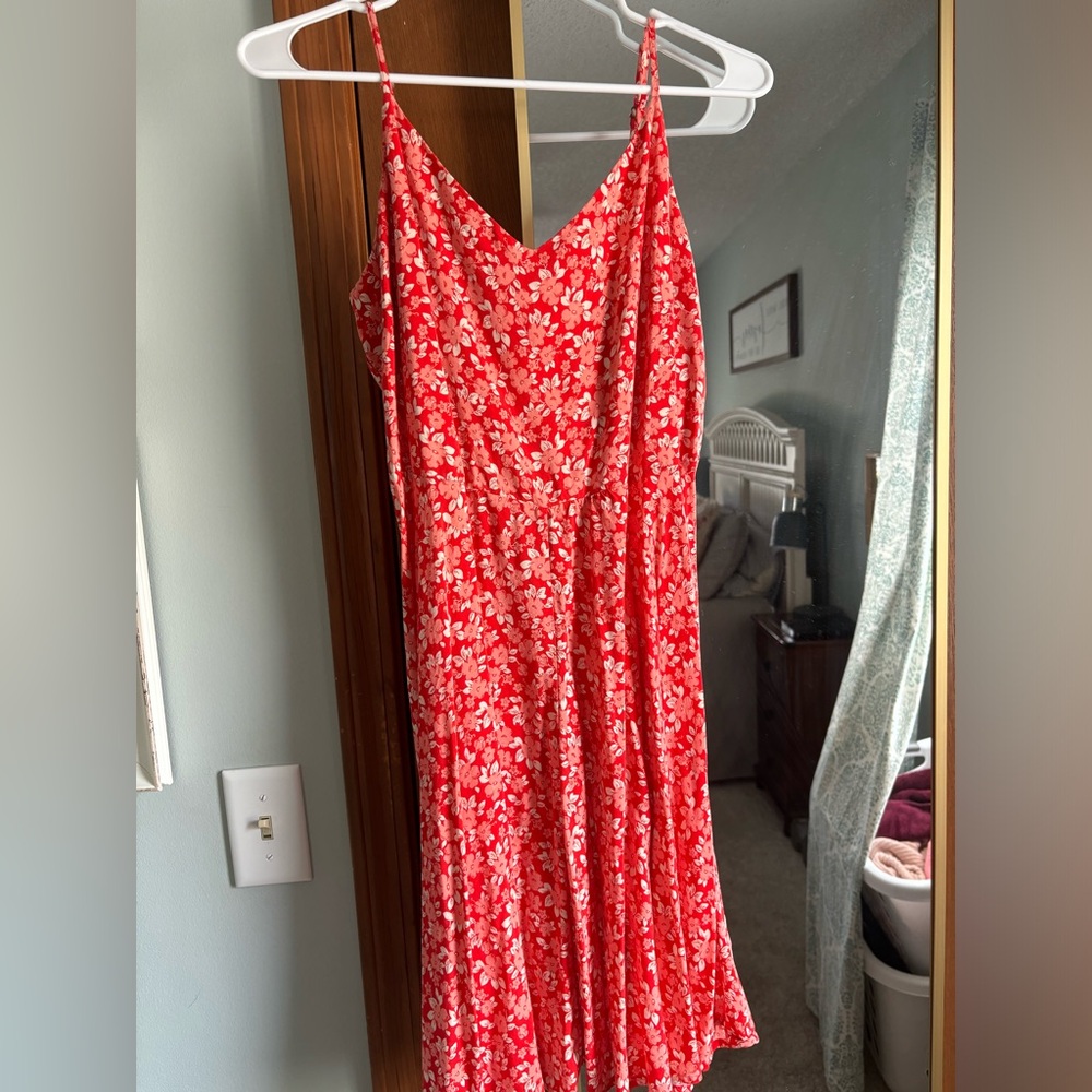 Red sundress